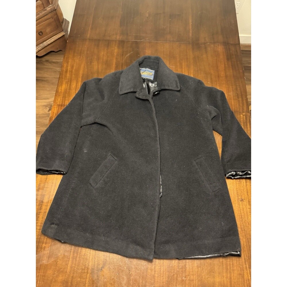 Pendleton Button Up Wool Blend Jacket Black Size Large